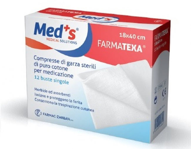 GARZA COMPRESSA MEDS 12/12 18X40CM 12 PEZZI - farmavitality.it