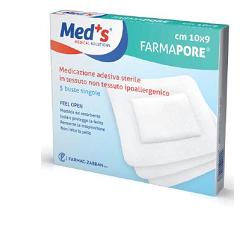 MEDS PORE MEDICAZIONE ADESIVA 10X23 CM 3 PEZZI - farmavitality.it