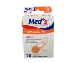 CEROTTO MEDS POLIURETANO IPOALLERGENICO CLASSICO MEDIO 20 PEZZI - farmavitality.it