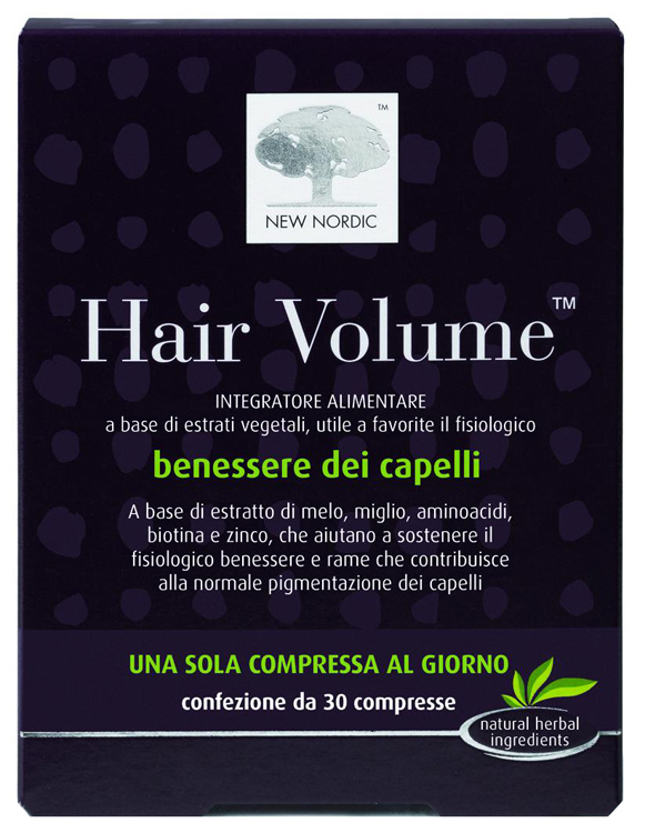 HAIR VOLUME INTEGRATORE ALIMENTARE BLISTER 30 COMPRESSE - farmavitality.it