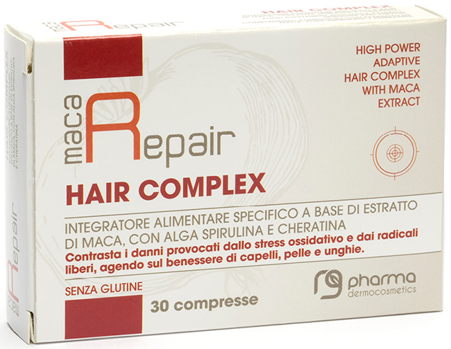 MACA REPAIR HAIR COMPLEX 30 COMPRESSE - farmavitality.it