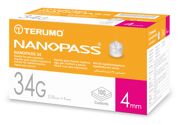 AGO PER PENNA DA INSULINA NANOPASS GAUGE 34 LUNGHEZZA 4 MM 100 PEZZI - farmavitality.it