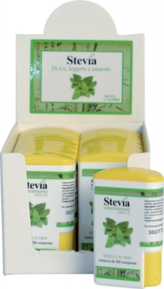 Stevia Edulcorante 200 Compresse Display Contenente 14 Dispenser - farmavitality.it