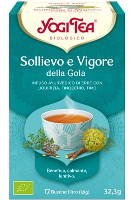 YOGI TEA SOLLIEVO E VIGORE DELLA GOLA 32,3 G - farmavitality.it
