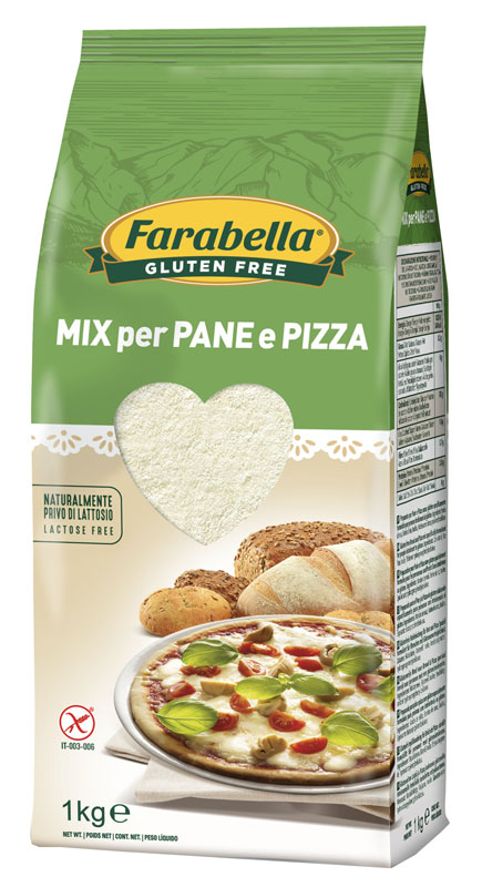 FARABELLA FARINA PREPARATO PANE/PIZZA 1 KG - farmavitality.it