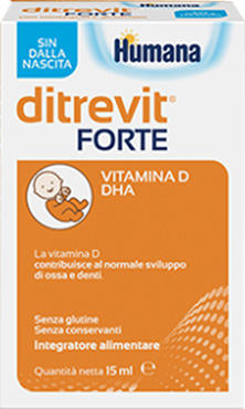 Humana Ditrevit Forte Integratore di Vitamine 15 ml - farmavitality.it