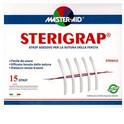 CEROTTO PER SUTURA MASTER-AID STERIGRAP 7,5X0,6 12 PEZZI - farmavitality.it
