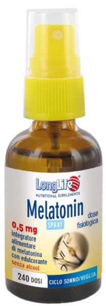 LONGLIFE MELATONIN SPRAY 0,5MG 30 ML - farmavitality.it
