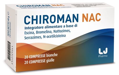 CHIROMAN NAC 20 COMPRESSE BIANCHE + 20 COMPRESSE GIALLE - farmavitality.it