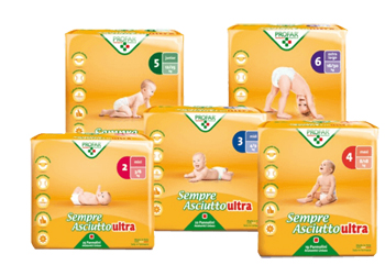 SEMPRE ASCIUTTO ULTRA MINI TAGLIA 2 3/6KG 25 PEZZI PROFAR - farmavitality.it