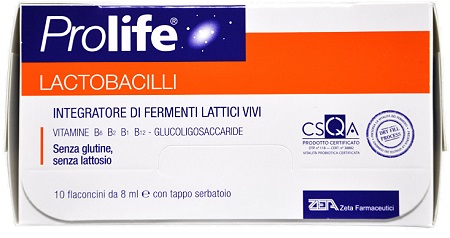 PROLIFE LACTOBACILLI 10 FLACONCINI 8 ML - farmavitality.it