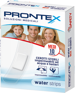 CEROTTO PRONTEX WATER STRIPS MEDIO 10 PEZZI - farmavitality.it
