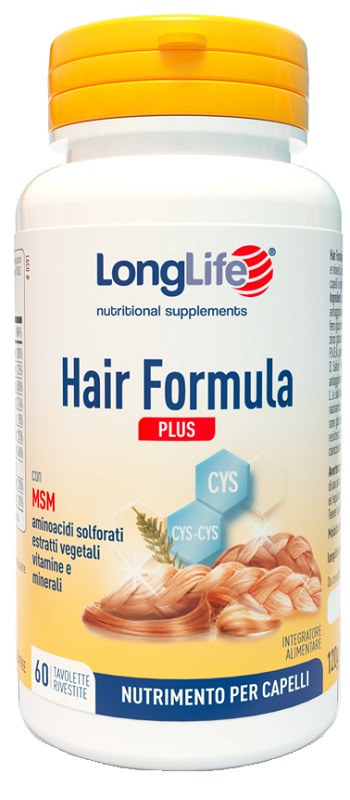 LONGLIFE HAIR FORMULA PLUS 60 TAVOLETTE - farmavitality.it