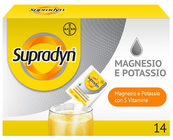 Bayer Supradyn Magnesio Potassio 14 Bustine 4 G - farmavitality.it