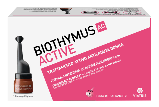 BIOTHYMUS AC ACTIVE TRATTAMENTO ATTIVO ANTICADUTA DONNA 10 FIALE - farmavitality.it