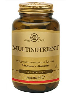 Multinutrient Solgar 30 Tavolette - farmavitality.it