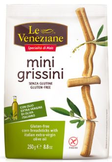 LE VENEZIANE MINI GRISSINI 250 G - farmavitality.it