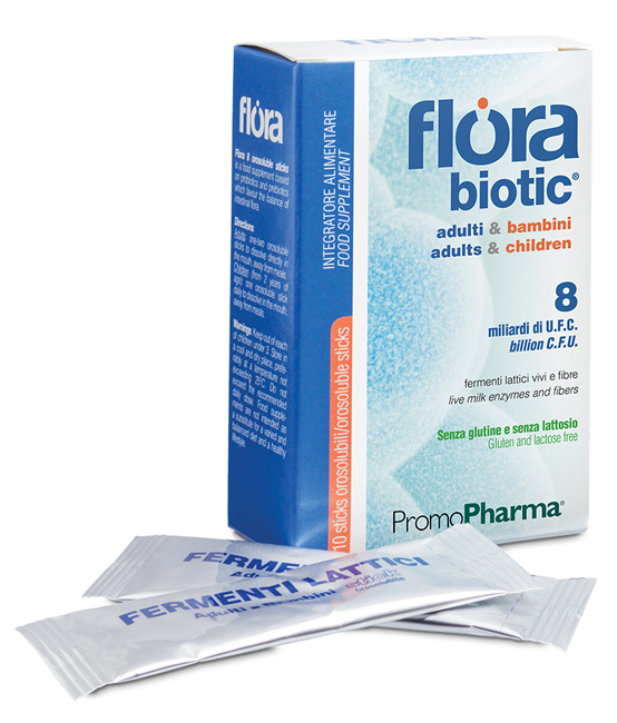 FLORA 8 10 STICK OROSOLUBILI ADULTI E BAMBINI - farmavitality.it