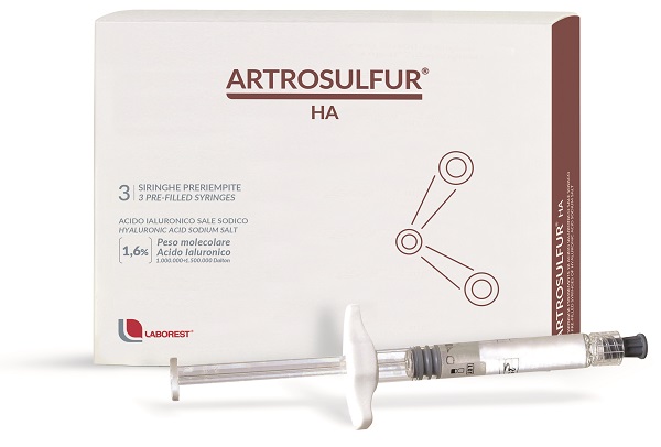 SIRINGA INTRA-ARTICOLARE ARTROSULFUR HA ACIDO IALURONICO 1,6% 2 ML 3 PEZZI - farmavitality.it