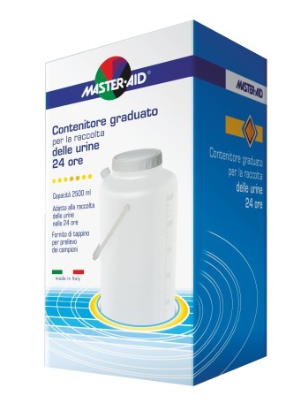 CONTENITORE RACCOLTA URINA MASTER-AID 24 H 2500 ML - farmavitality.it