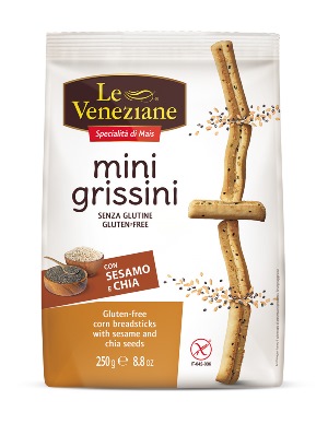 LE VENEZIANE MINI GRISSINI SESAMO E CHIA 250 G - farmavitality.it
