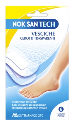 Noksan Tech Vesciche Cerotti Trasparenti Piccoli 6 Pezzi - farmavitality.it