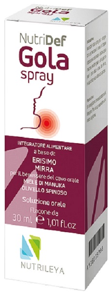 NUTRIDEF GOLA SPRAY 30 ML - farmavitality.it