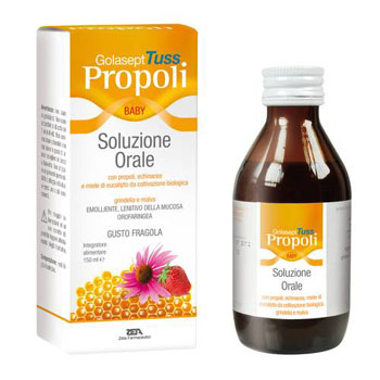GOLASEPT TUSS PROPOLI BABY SOLUZIONE ORALE 150 ML - farmavitality.it