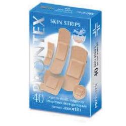 CEROTTO PRONTEX SKIN STRIPS 6 FORMATI ASSORTITI ASTUCCIO 40 PEZZI - farmavitality.it
