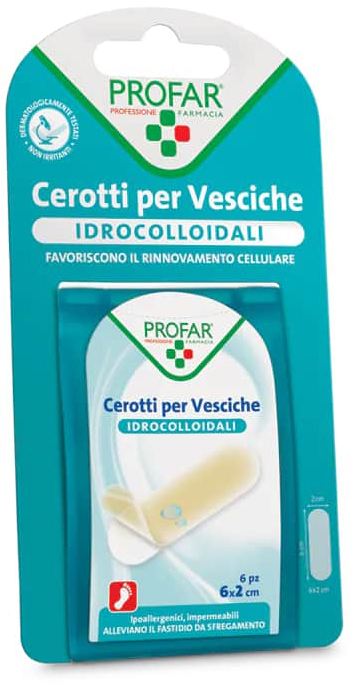 CEROTTO IDROCOLLOIDALE PROFAR MED 20X60 6 PEZZI - farmavitality.it