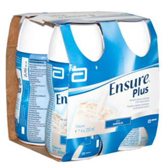 ENSURE PLUS VANIGLIA 4 BOTTIGLIE DA 200 ML - farmavitality.it