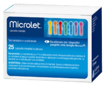 Ascensia Diabetes Care Microlet glicemia 25 lancette - farmavitality.it