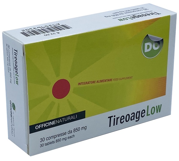 Tireoage Low 30 compresse per il riequilibrio metabolico - farmavitality.it