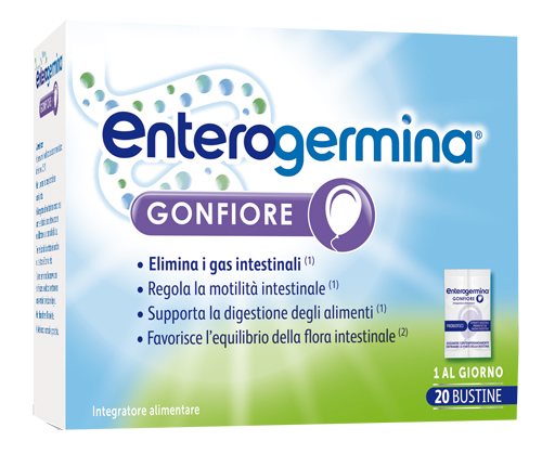 ENTEROGERMINA GONFIORE 20 BUSTINE BIPARTITE - farmavitality.it