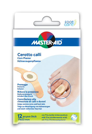 MASTER-AID CEROTTO CALLIFUGO FOOT CARE 71X22 MM 12 PEZZI - farmavitality.it