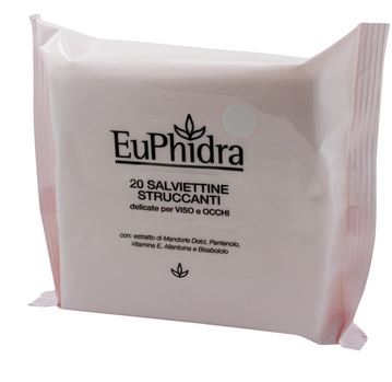 EUPHIDRA SALVIETTINE STRUCCANTI 20 PEZZI - farmavitality.it