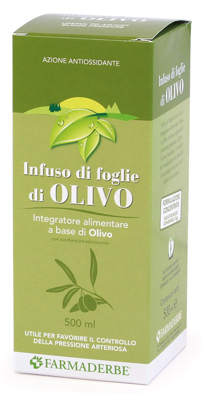 OLIVO INFUSO FOGLIE 500 ML - farmavitality.it