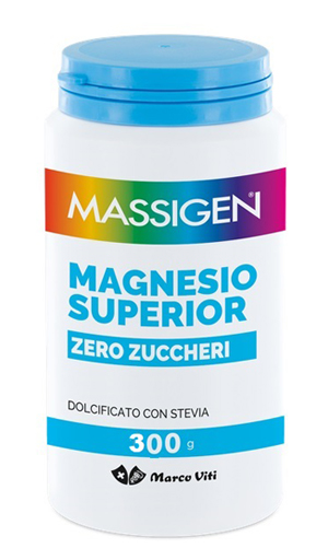 MASSIGEN MAGNESIO SUPERIOR ZERO ZUCCHERI 300 G - farmavitality.it