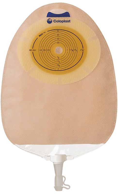 SACCA TRASPARENTE SISTEMA MONOPEZZO PER UROSTOMIA CON MULTICHAMBER SENSURA RITAGLIABILE 10/76 MM MAXI 400 ML 30 PEZZI - farmavitality.it