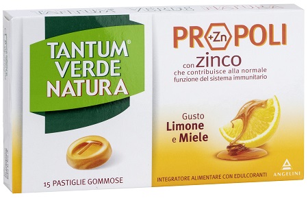TANTUM VERDE NATURA PASTIGLIE GOMMOSE LIMONE & MIELE 30 G - farmavitality.it