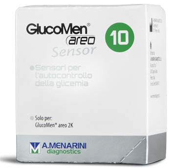 STRISCE GLUCOMEN AREO SENSOR PER ANALISI DEL GLUCOSIO 10 PEZZI - farmavitality.it