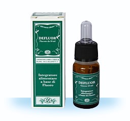 Defluor Gocce Integratore Alimentare fluoro Flacone 10 ml - farmavitality.it
