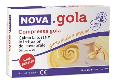 NOVA GOLA LIMONE/MIELE 20 COMPRESSE - farmavitality.it