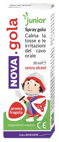 NOVA GOLA SPRAY JUNIOR FRAGOLA 30 ML - farmavitality.it