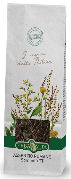 ASSENZIO ROMANO TAGLIO TISANA SOMMITA' 100 G - farmavitality.it