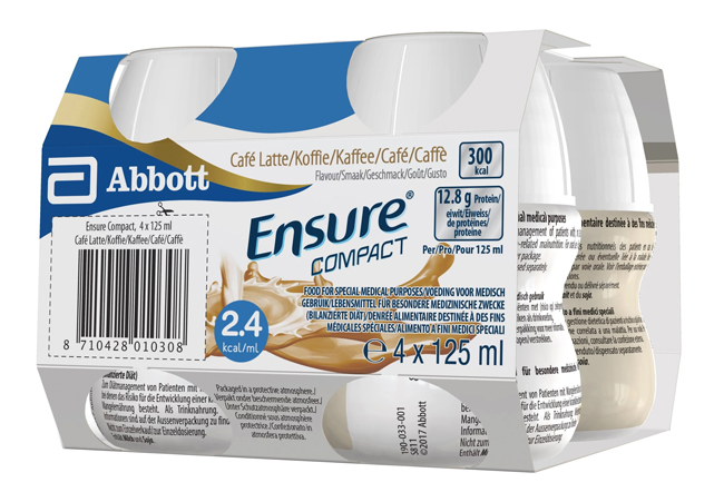 ENSURE COMPACT CAFFE 4 BOTTIGLIE DA 125 ML - farmavitality.it