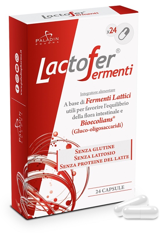 LACTOFER FERMENTI 24 CAPSULE - farmavitality.it