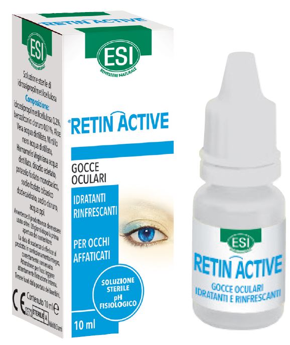 ESI RETIN ACTIVE MIRTILLO GOCCE OCULARI 1 FLACONE 10 ML - farmavitality.it