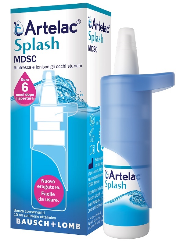 ARTELAC SPLASH GOCCE OCULARI 10 FLACONCINI MONODOSE 0,5 ML - farmavitality.it