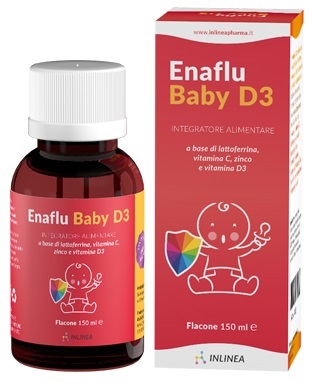 ENAFLU BABY D3 SOLUZIONE ORALE 150 ML - farmavitality.it
